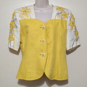 Carlo Giovanni Italia  VINTAGE Button Down Blazer size 36